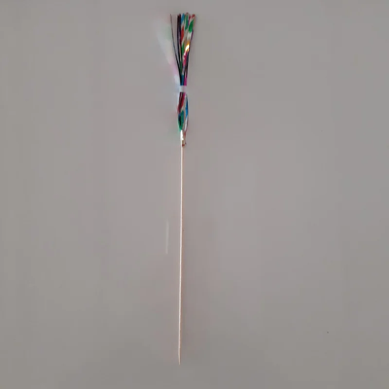 Stecco palmetta multicolore cm.22 pz.100 ***