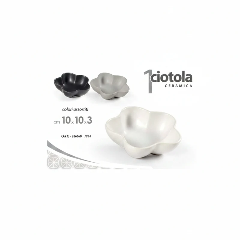 Gicos Ciotola Fiore assortiti 10x10x3cm