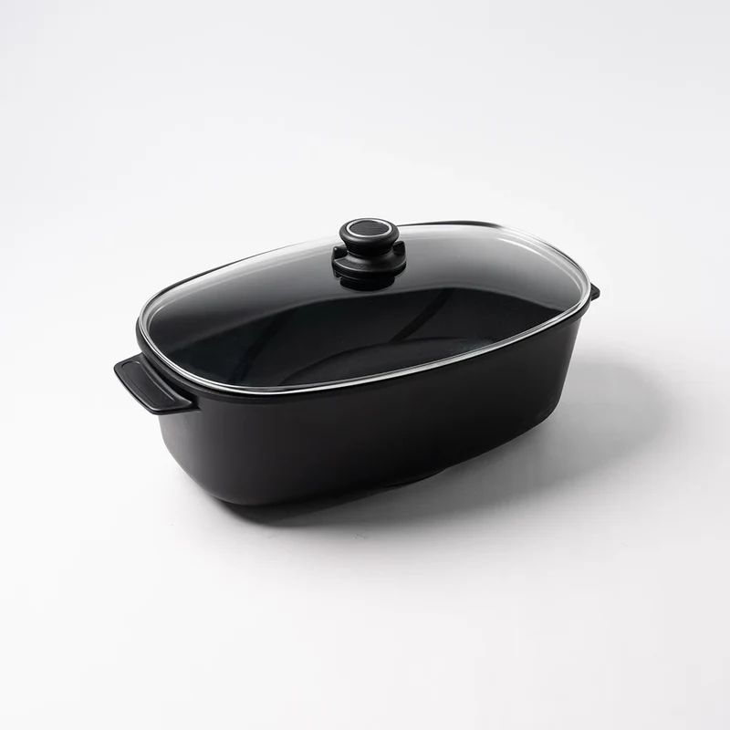 Rostiera + coperchio BIOTAN nero