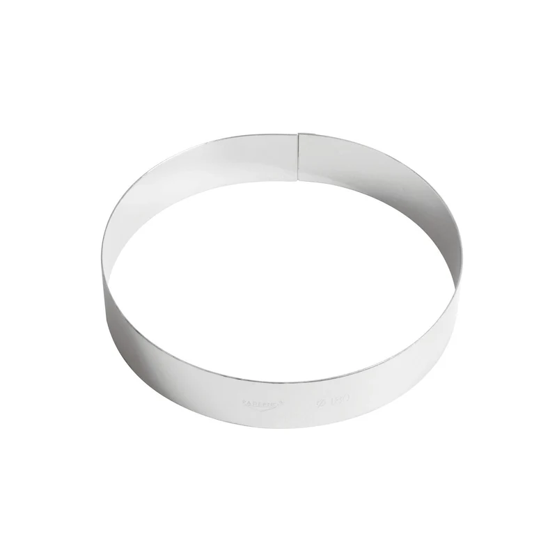 Anello Per Torte , Acciaio inox - 18,0 cm - h 3,5 cm