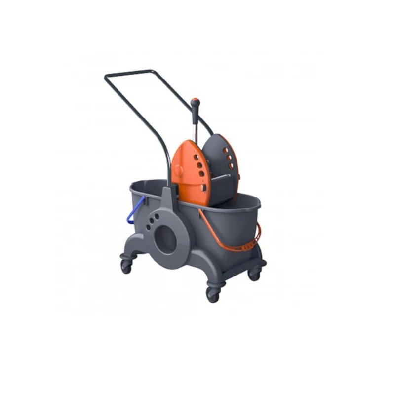 Carrello pulizia giotto lt.50 due secchi maniglia centrale e strizzatore
