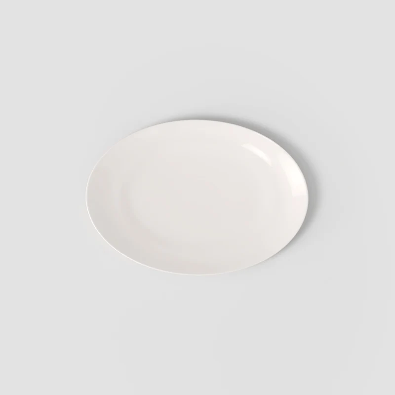 FOR ME Vassoio da portata - Bianco, Premium Porcelain
