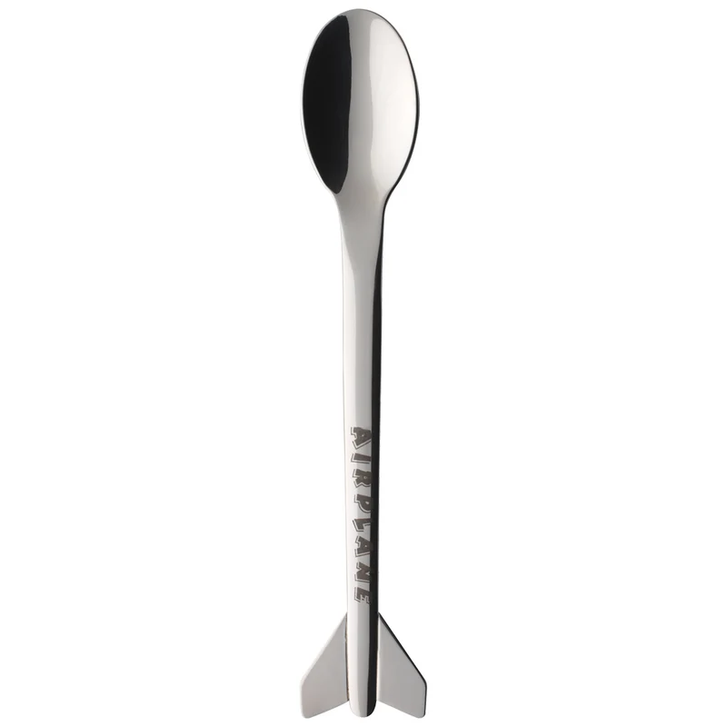 Kid's Dining Cucchiaio da pappa, Airplane - 185 x 31 x 14 mm Acciaio Inox
