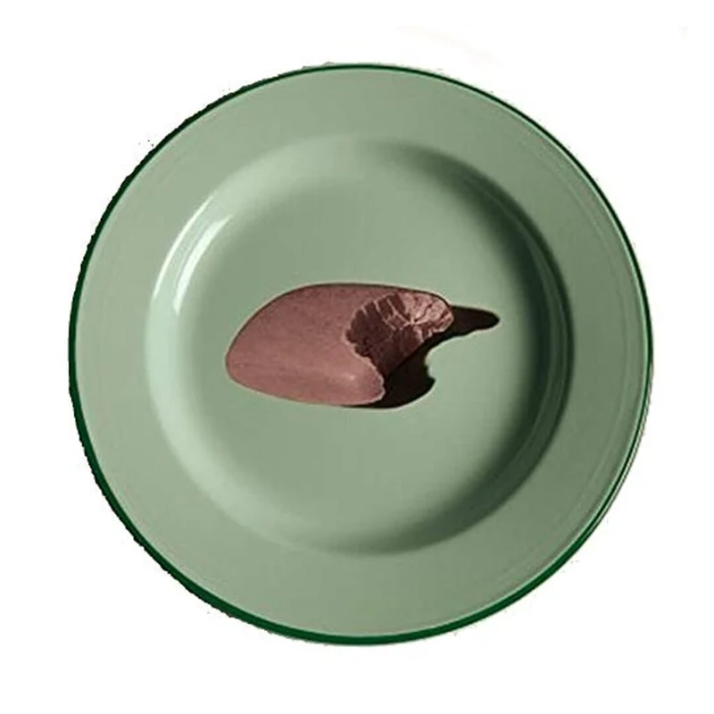 Enamel Plate Soap - Piatto In Metallo Smaltato