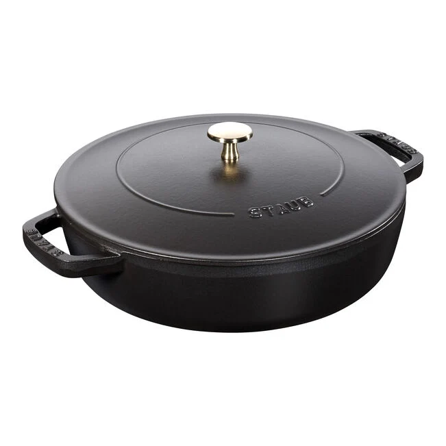 Tegame Chistera rotondo - 28 cm, nero