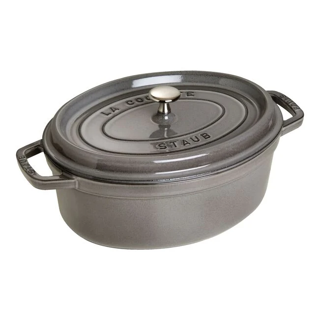 Cocotte ovale - 29 cm, Colore grigio grafite