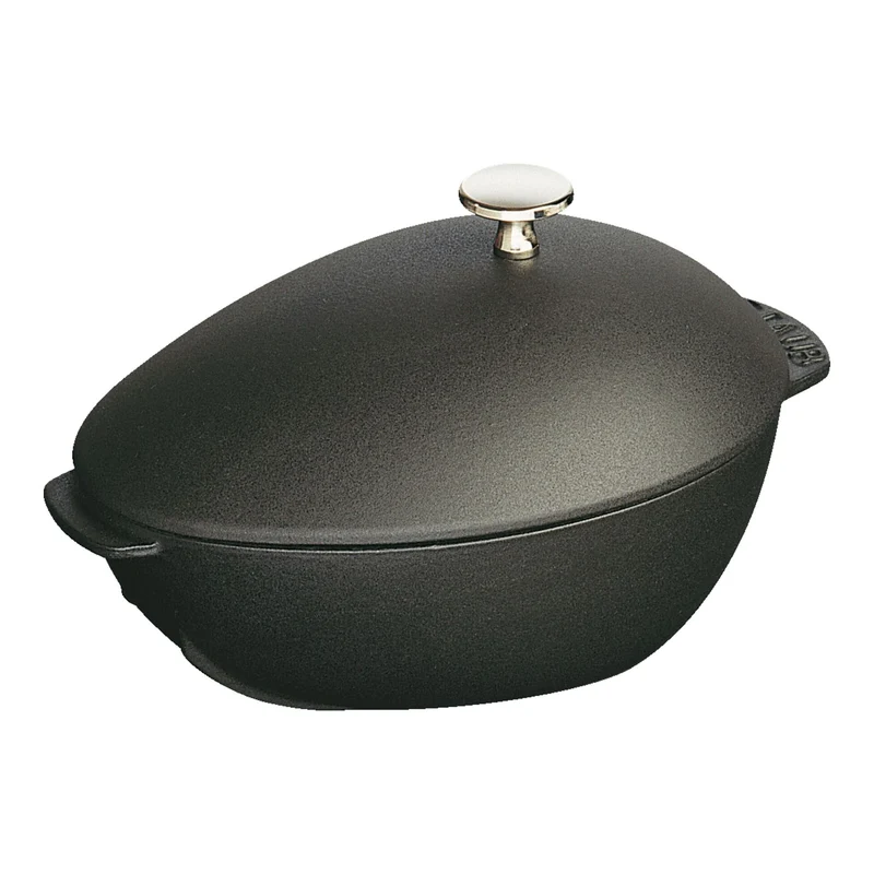 Cozziera ovale - 25 cm, nero