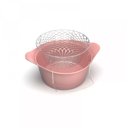 Cesto Per Friggere Pieghevole - 28 cm Inox
