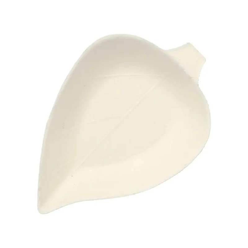 Finger piattino canna da zucchero cm.8x6 foglia pz.50