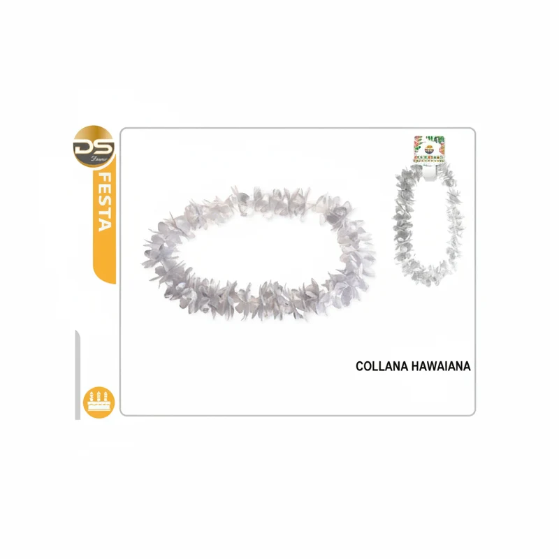 Dz Party Collana Hawaiana Argento