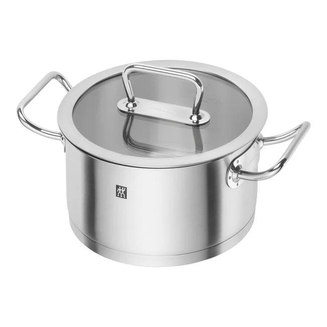 Casseruola con Coperchio - 20 cm, 18/10 acciaio inossidabile