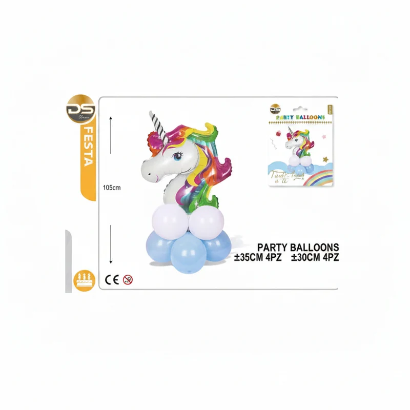 Dz Party Balloons Unicorno