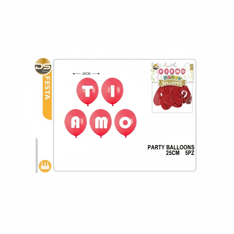Dz Party Balloons 25Cm 5Pz