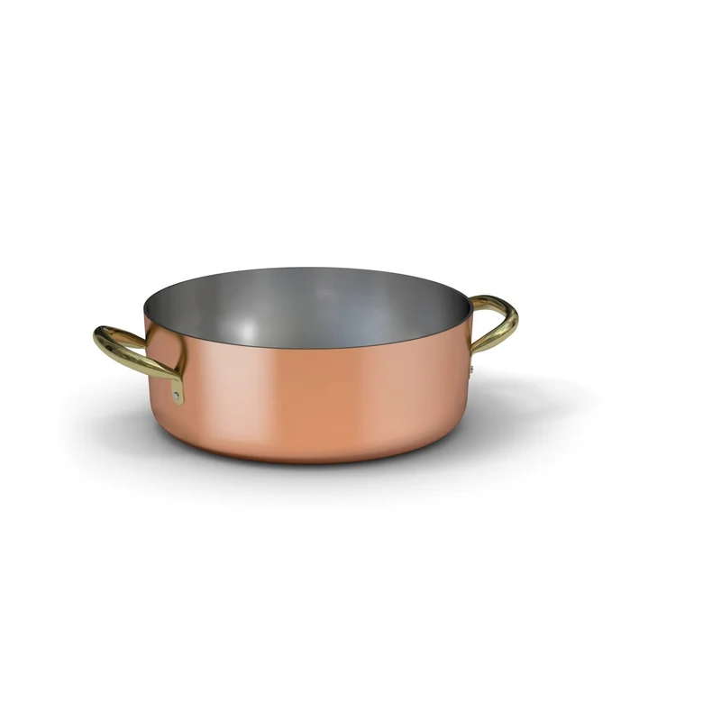 1516.40 CASSERUOLA BASSA CON COPERCHIO 2M 40cm - NO/INDUZIONE