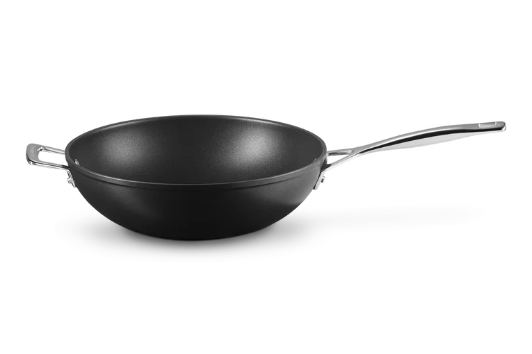 Padella Wok con maniglia in alluminio antiaderente - 30 CM / 4.7 L