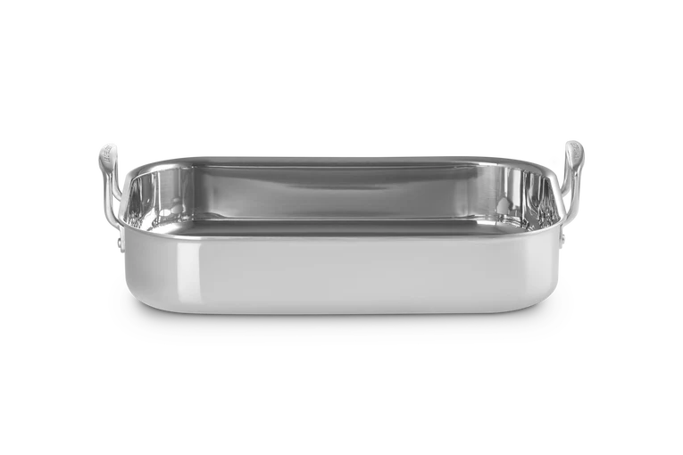 Arrostiera rettangolare in acciaio inox - 35 cm, 5.5L