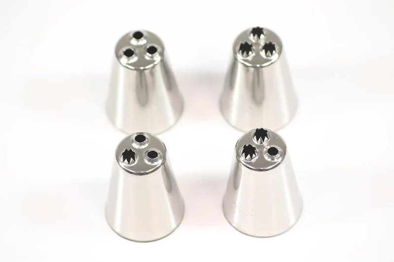 Setn 4 Bocchette Assortite - Acciaio Inox