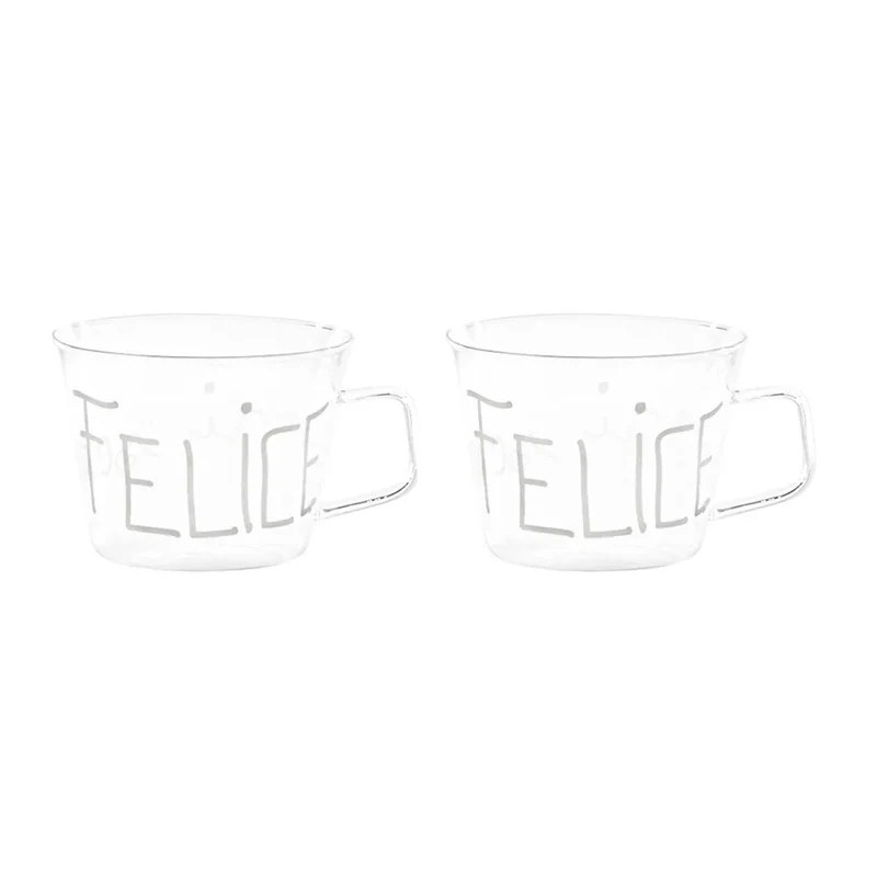 SET 2 tazze colazione "Oggi Sono Felice" - 480 ML