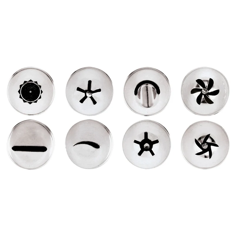 Set 8 Bocchette Assortite - Acciaio inox