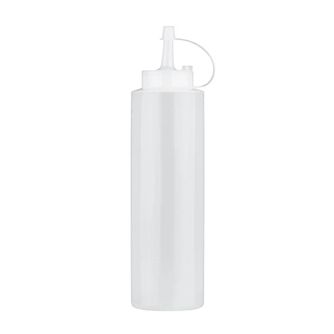 Dosatore squeezy cl.36 trasparente con tappo