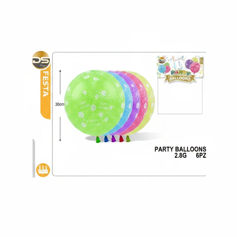 Dz Party Balloons Tanti Auguri 6Pz