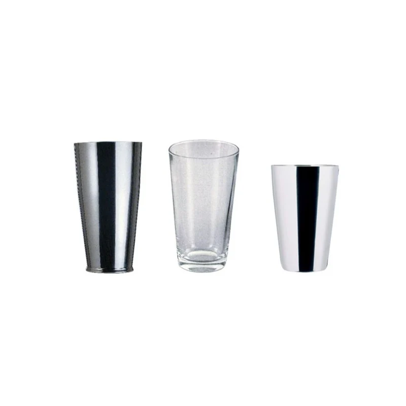 Boston shaker cl.50 inox con bicchiere inox e vetro bilanciato