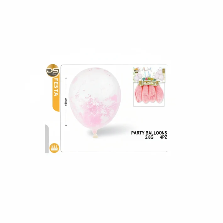 Dz Party Balloons 30Cm 4Pz Rosa