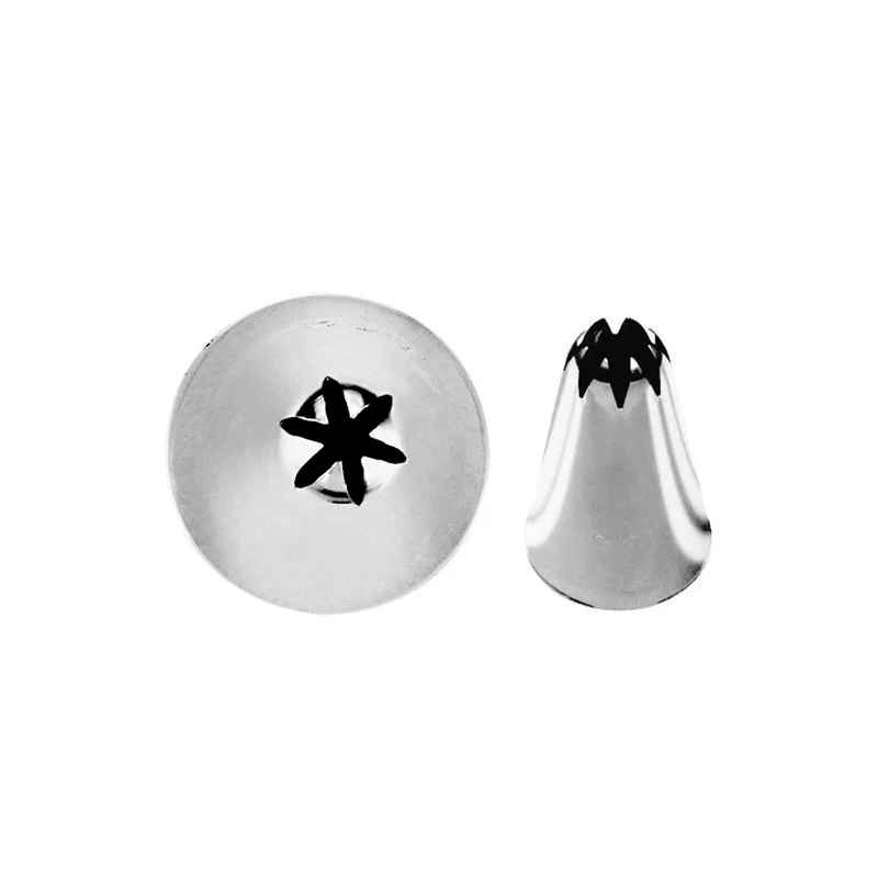 Bocchetta fiore inox mm.6