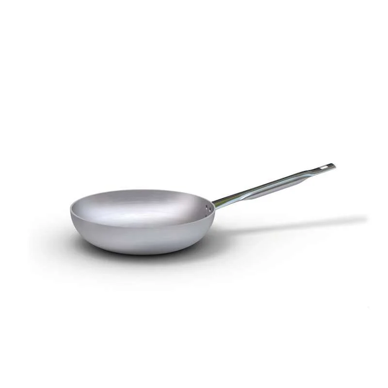 Padella Svasata Alta 1 Manico in Alluminio - 36 cm, Alluminio