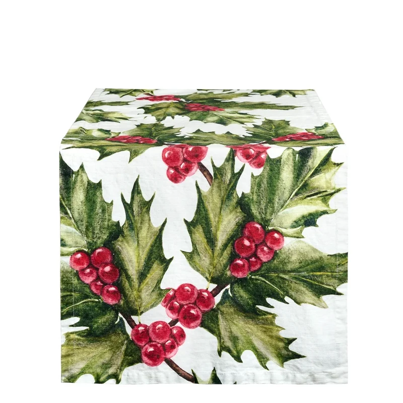 Runner Agrifoglio - Bianco 50X160Cm