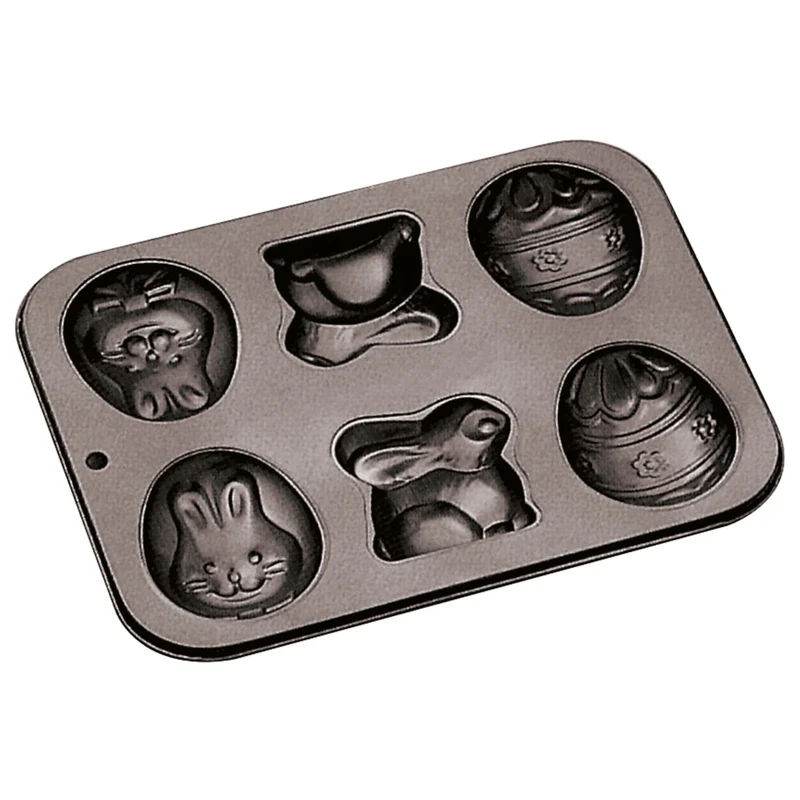 Stampo alluminio antiaderente motivi pasquali cm.35x27 h.3