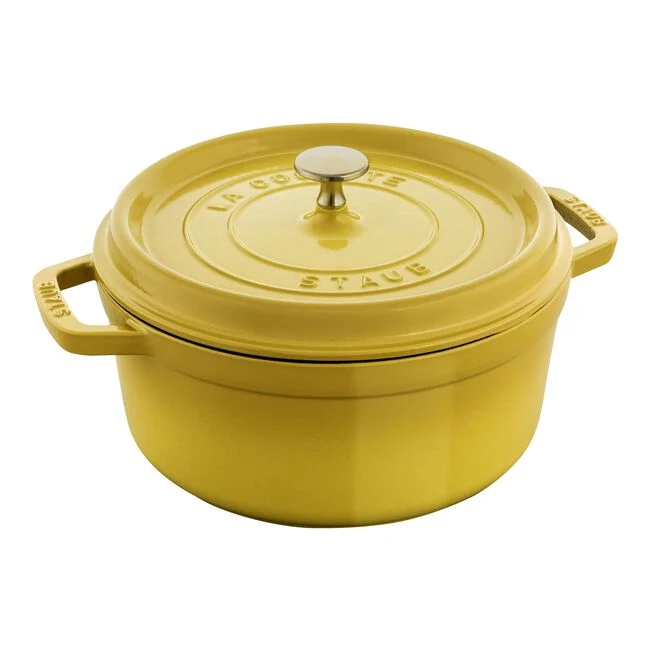 Cocotte rotonda - 24 cm, citron