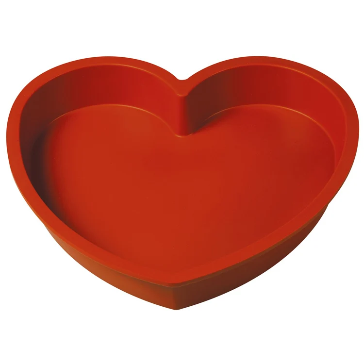 Stampo silicone tortiera cuore 22x21 h.3.5