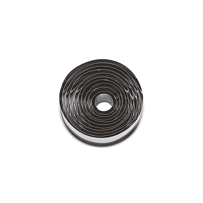 Set tagliapasta inox ad anello da ø cm.2 a ø cm.12 set 14 pezzi