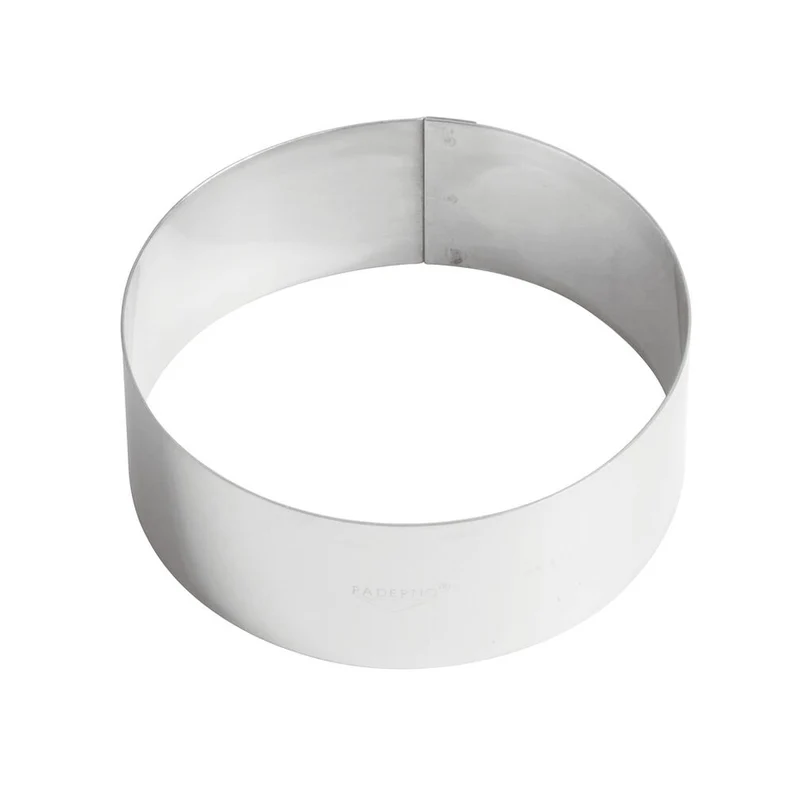 Fascia inox rotonda ø cm.14 h.4.5