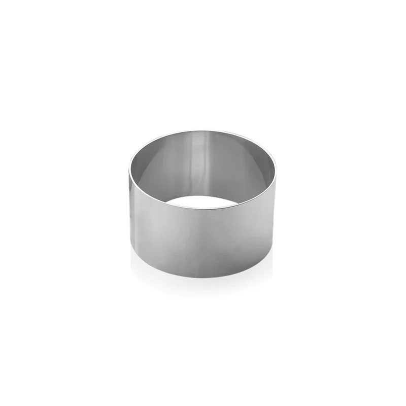 Fascia inox rotonda ø cm.8 h.4.5