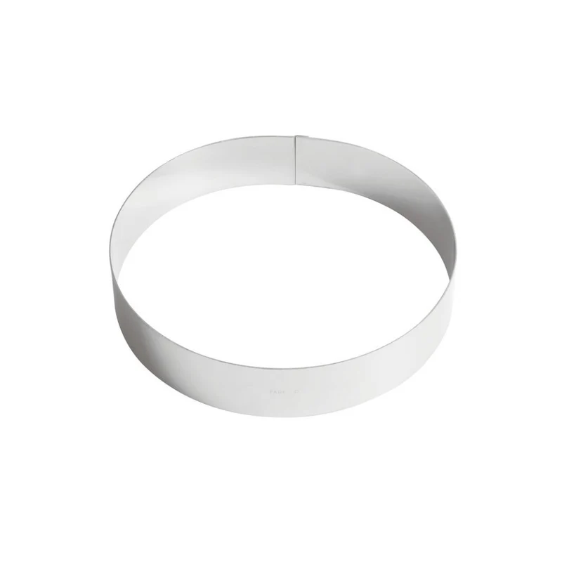 Fascia inox rotonda ø cm.24 h.4.5