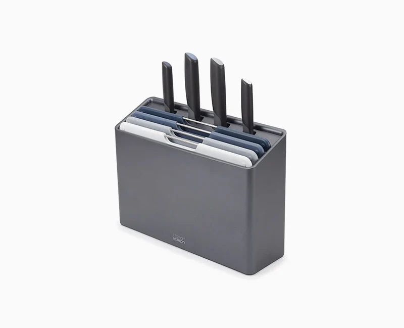 Set di 8 coltelli e tagliere Folio™ Plus grigio