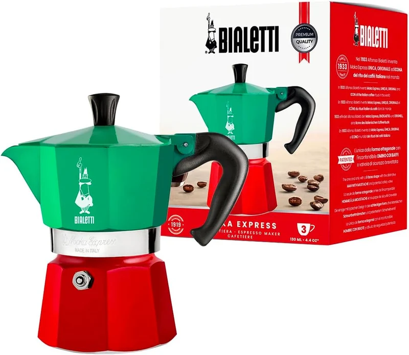 BIALETTI - MOKA EXPRESS 3TZ TRICOLORE