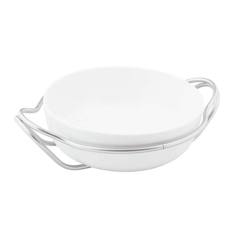 New Living - Spaghettiera con supporto in acciaio antique 32 cm