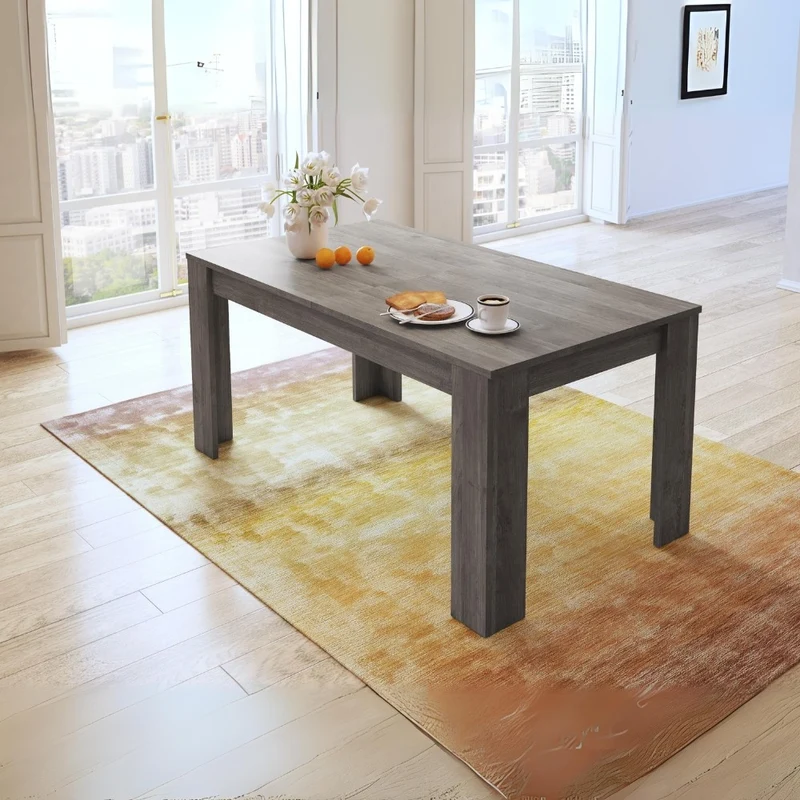 Tavolo allungabile Anthony 160x88x75 H cm colore ancona oak stile shabby