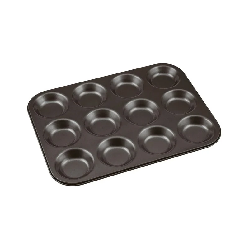Stampo alluminio antiaderente tartellette cm.35.5x27 h.2.5