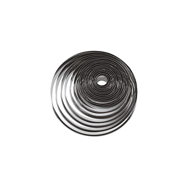 Set tagliapasta inox ad anello da ø cm.2 a ø cm.20 set 20 pezzi