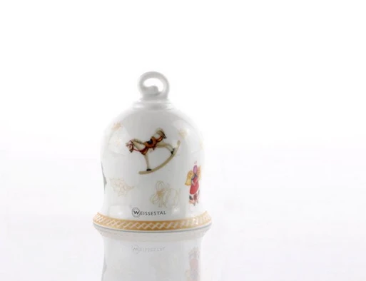 Weissestal - Set 6 Campanelle Natale Xmas Albero 6x7,5cm
