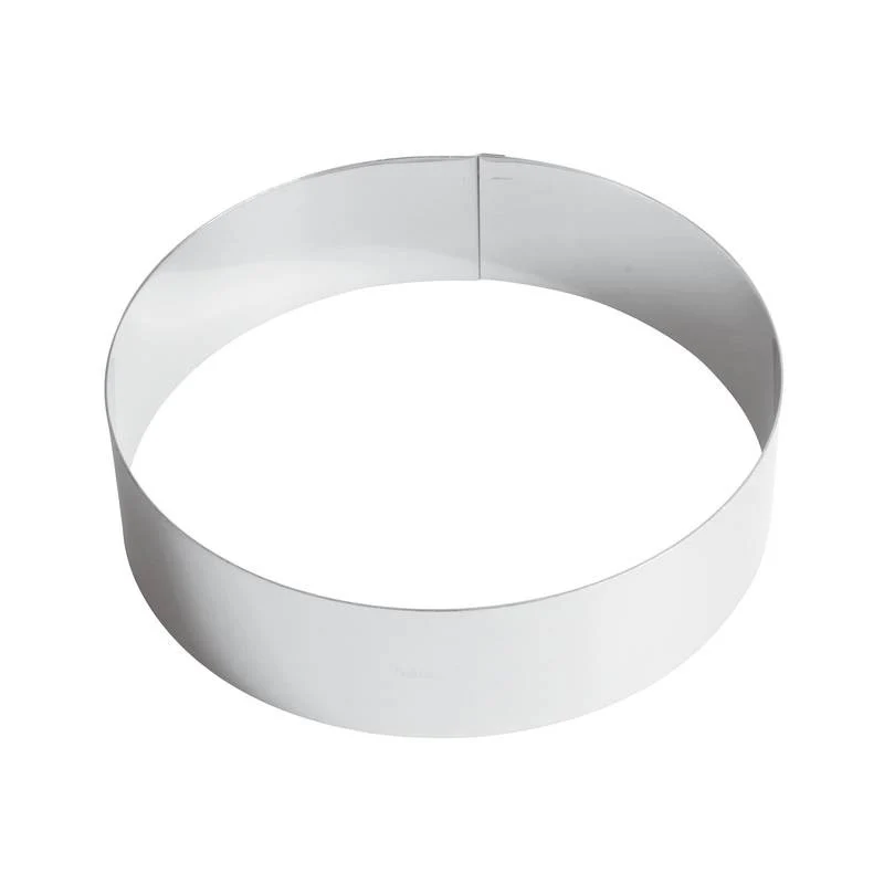 Fascia inox rotonda ø cm.24 h.6