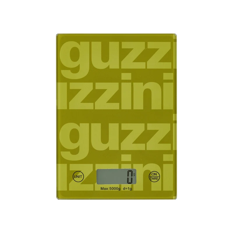 Bilancia da cucina - Rettangolare In Vetro / Label