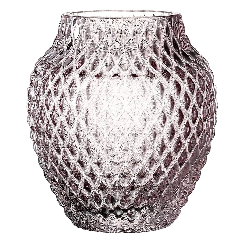 Leonardo Home Poesia Vaso Da Tavolo In Vetro Rosa 18670