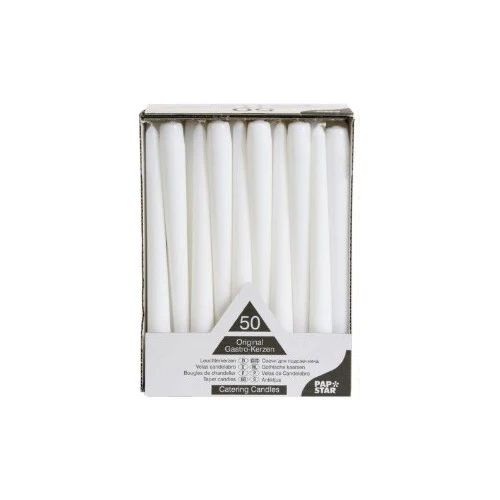 Candele gala cm.25 pz.50 bianco