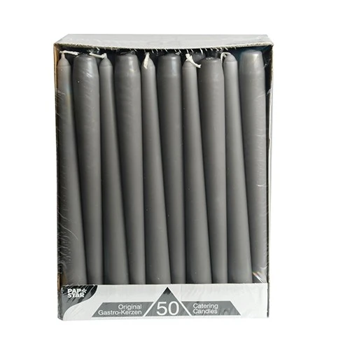 Candele gala cm.25 pz.50 grigio