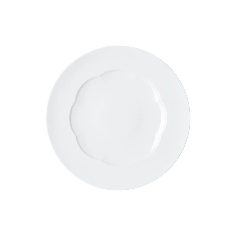 Sonetto Bianco Piatto piano 23 cm lucido
